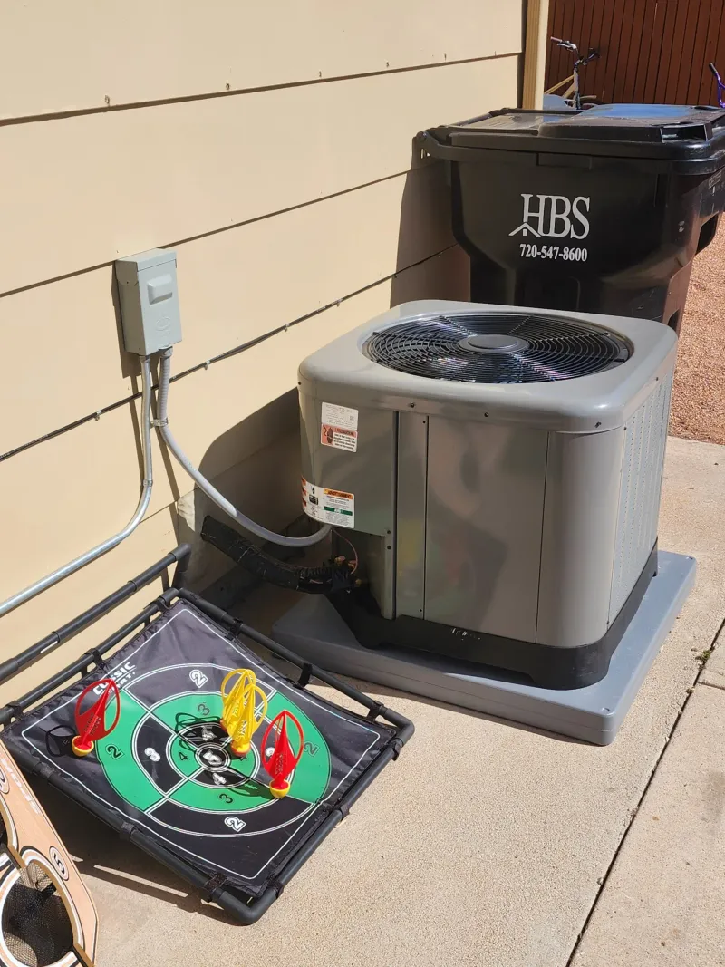 Commercial rooftop HVAC unit installation